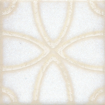 фото STG/B405/1266 Амальфи орнамент белый 9,9x9,9 вставка КЕРАМА МАРАЦЦИ
