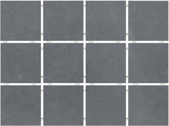 фото 1290 Амальфи серый темный. полотно 30х40 из 12 частей 9,9*9,9 керамическая плитка КЕРАМА МАРАЦЦИ