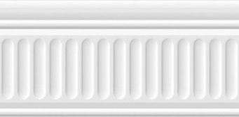 фото 19030/3F Карнавал в Венеции белый структурированный 20*9,9 керамический бордюр КЕРАМА МАРАЦЦИ