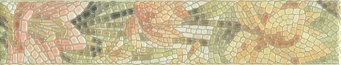 фото HGD/A148/880L Летний сад Лилии лаппатированный 30*5,7 керамический бордюр КЕРАМА МАРАЦЦИ