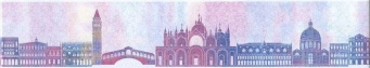 фото HGD/A199/880 к панно Карнавал в Венеции короткий 30*5,7 керамический бордюр КЕРАМА МАРАЦЦИ