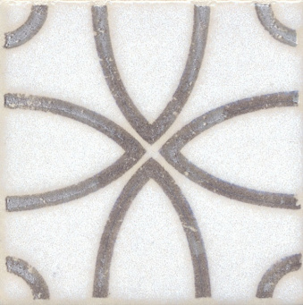 фото STG/A405/1266 Амальфи орнамент коричневый 9,9x9,9 вставка КЕРАМА МАРАЦЦИ