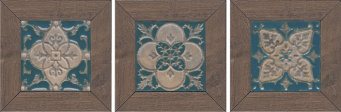 фото ID60 Меранти венге мозаичный 13x13 керамический декор КЕРАМА МАРАЦЦИ