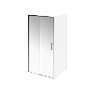 фото LN.100.SD.CR Душевая дверь Lindo/Линдо, раздвижная с функцией soft close/плавное открыв. и закрыв., 100х195, хром КЕРАМА МАРАЦЦИ