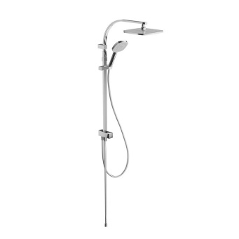 фото FO.102.KM.CR Душевая колонна квадратная Fonte/Фонте на 2 потока без смесителя, хром КЕРАМА МАРАЦЦИ