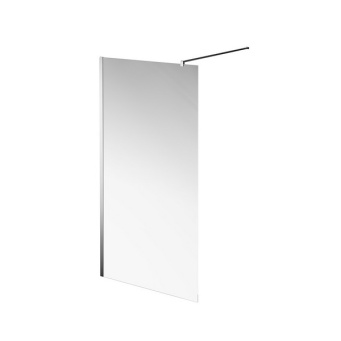 фото VE.100.WI.CR Душевая перегородка Vetro/Ветро, 100х195, хром КЕРАМА МАРАЦЦИ