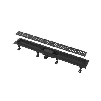 фото APZ10BLACK-750KM Душевой лоток smart/смарт с перфорированной решеткой, черный КЕРАМА МАРАЦЦИ