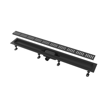 фото APZ10BLACK-850KM Душевой лоток smart/смарт с перфорированной решеткой, черный КЕРАМА МАРАЦЦИ