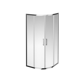 фото VE.90.RSD.CR Душевой уголок Vetro/Ветро, раздвижной, четверть круга, 90х90х195, хром КЕРАМА МАРАЦЦИ