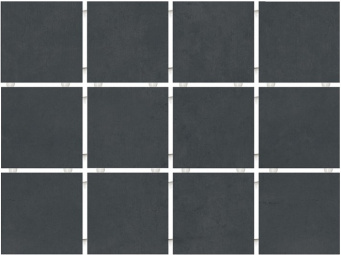 фото 1291 Амальфи черный. полотно 30х40 из 12 частей 9,9*9,9 керамическая плитка КЕРАМА МАРАЦЦИ