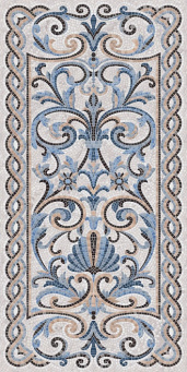 фото SG590902R Мозаика синий декорированный лаппатированный 119,5*238,5 керамический гранит КЕРАМА МАРАЦЦИ
