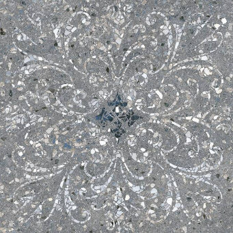 фото SG632900R Терраццо серый тёмный декорированный обрезной 60x60 керамический гранит КЕРАМА МАРАЦЦИ