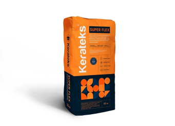 фото Цементный клей эластичный Kerateks Super Flex (C2ТЕ S1), 25кг КЕРАМА МАРАЦЦИ