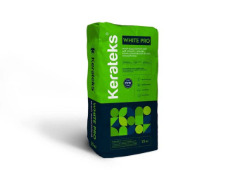 фото Цементный клей влагостойкий Kerateks White Pro (С2ТЕ), 25кг КЕРАМА МАРАЦЦИ