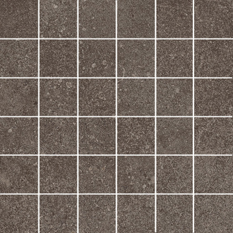 фото KMD2MSA020BR Руссильон мозаичный коричневый тёмный матовый обрезной 30x30x0,9 декор КЕРАМА МАРАЦЦИ