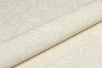 фото KM8611 Обои виниловые на флизелиновой основе Мираж база универсальная, бежевый светлый, листья KЕРАМА МАРАЦЦИ КЕРАМА МАРАЦЦИ