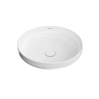 фото KMSFWb46GWh0 Раковина Safi/Сафи накладная 46 с крепежом, белая глянцевая КЕРАМА МАРАЦЦИ