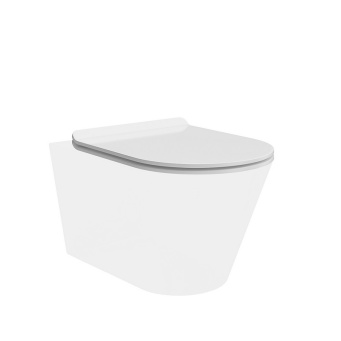 фото KMDP.seat.00/WHT Сиденье для унитаза универсальное с комплектом крепежей, белое глянцевое КЕРАМА МАРАЦЦИ