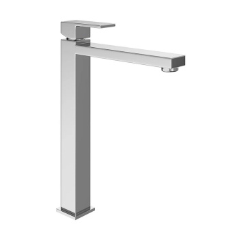 фото 66419KM.21.018 Смеситель для раковины Futura/Футура однорычажный, высокий, без донного клапана 3/8, хром КЕРАМА МАРАЦЦИ