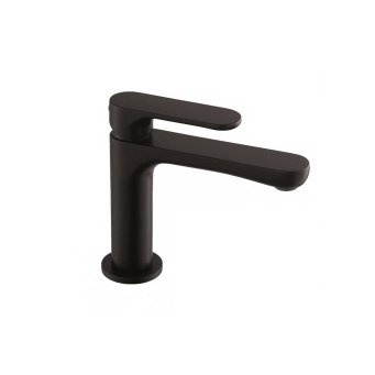 фото 69412KM.01.093 Смеситель для раковины Ole/Оле однорычажный без донного клапана 3/8, матовый черный КЕРАМА МАРАЦЦИ