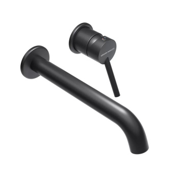 фото XPRO.03.KM.BLK.M Смеситель для раковины Xpro/Икс-Про настенный с внутренней частью, черный матовый КЕРАМА МАРАЦЦИ