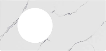 фото CO3.SG50008220R/100 Спец. изделие декоративное без отверстий под смеситель Монте Тиберио 100 см, белый натуральный КЕРАМА МАРАЦЦИ