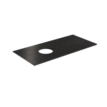 фото CO5.KM6012G0291R/100 Спец. изделие декоративное без отверстий под смеситель Манифик вуд 100 см, чёрный КЕРАМА МАРАЦЦИ