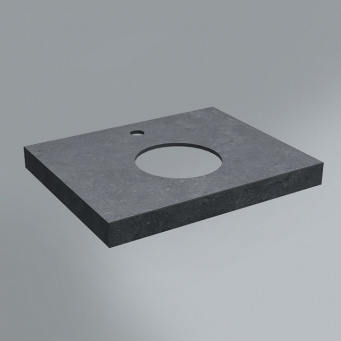 фото CN60.DL501300R Спец. изделие декоративное из керамогранита Роверелла 60x48, серый темный КЕРАМА МАРАЦЦИ