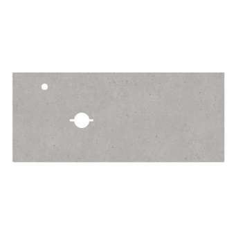 фото SG519920RL120Ta2L Спец. изделие дек. для накладных раковин Safi/Сафи Риккарди 120 см, серый светлый матовый КЕРАМА МАРАЦЦИ