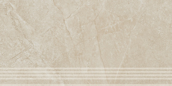 фото KM6060G0481RGRF Ступень фронтальная Эстерель бежевый светлый матовый обрезной 30x60x0,9 КЕРАМА МАРАЦЦИ