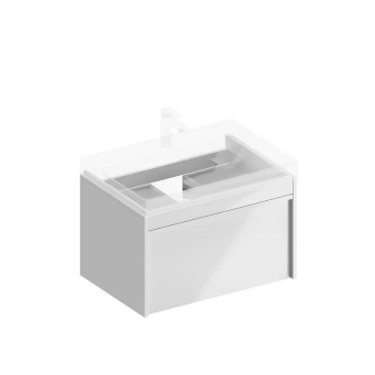 фото MOD.70.1+1/WHT Тумба Modula/Модула подвесная 70 с ящиком 1+1, белая глянцевая КЕРАМА МАРАЦЦИ