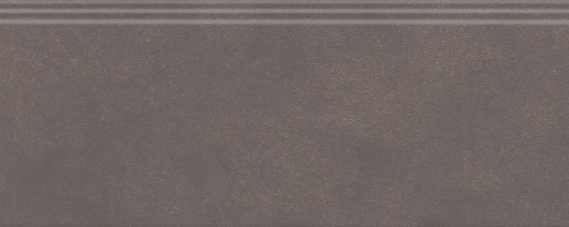 FMF018R Плинтус Чементо коричневый темный матовый обрезной 30x12x1,3