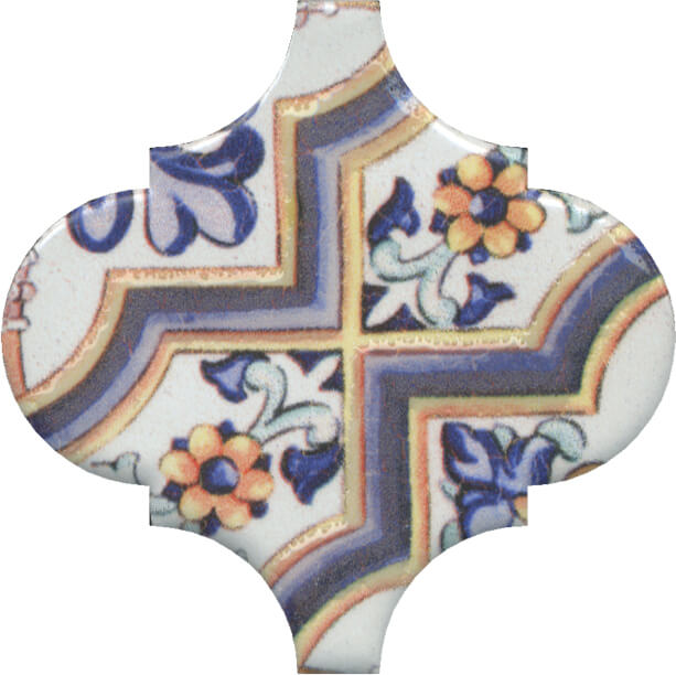 OP/A161/65000 Арабески Майолика орнамент 6,5*6,5 декор