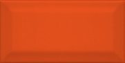 16075 Клемансо оранжевый грань 7.4*15 керамическая плитка
