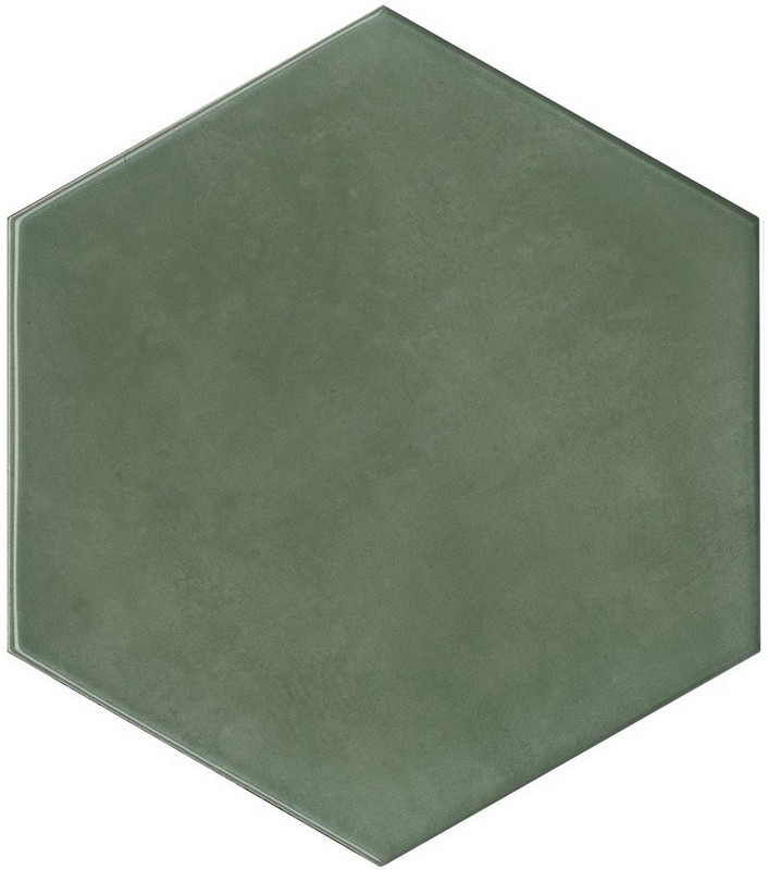 24034 Флорентина зеленый глянцевый 20x23,1x0,69 керамическая плитка